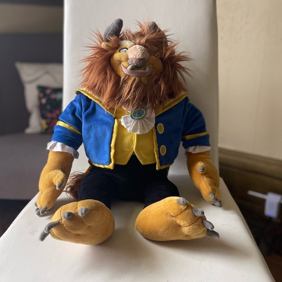Disney Toys Disney Beast Plush From Beauty The Beast Poshmark